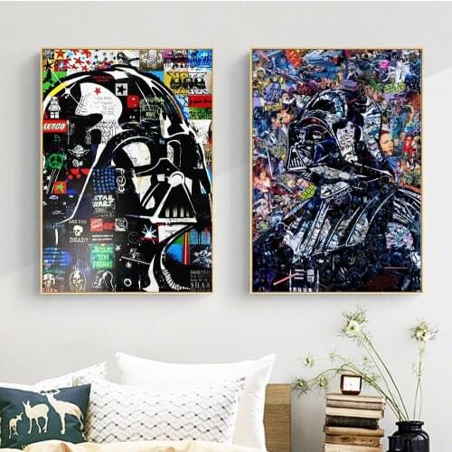 5D Full Diamond Painting Classic Science Fiction Movie Star Wars Art Dark Sides Collage Diamond Embroidery Mosaic Handmade Gift