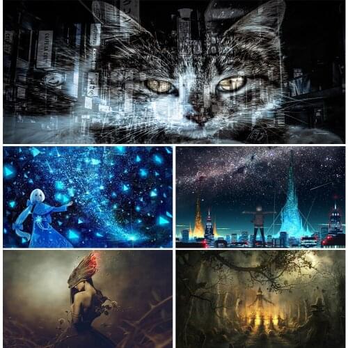 5D DIY Atmosphere Sense Landscape Diamond Painting Full Square/Round Diamond Mosaic Hd Custom Home Decoration Hanging Painting