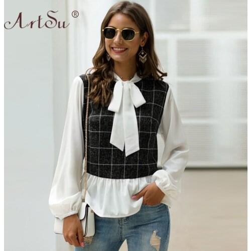 ArtSu Women's Plaid Shirts
