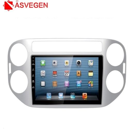 Asvegen Car Radio Face Fascia Plate Panel Frame Car Radio Fascia Stereo Frame Panel Kit For 2010 Volkswagen Tiguan
