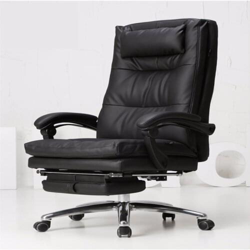 Boss Chair Swivel Seat Computer Chair Home Can Recliner Comfortable Business Leather Executive Office Seat Native Cowhide