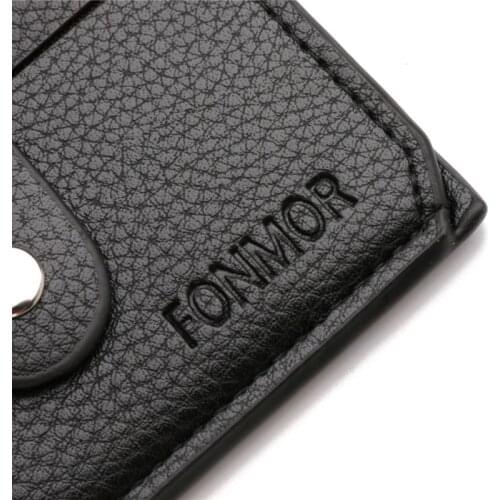 CPDD Fashion Leather Men Slim Money Case Credit Card Holder Coin Pocket