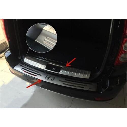 For Haval/Hover H3 2009-2012 stainless steel luggage door sill guard anti-scratch protection car accessories