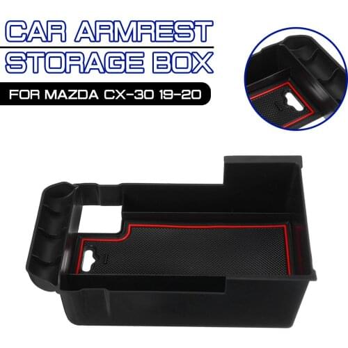 For Mazda CX-30 CX30 2019 2020 Auto Car Armrest Center Organizer Storage Box Glove Tray Holder Box