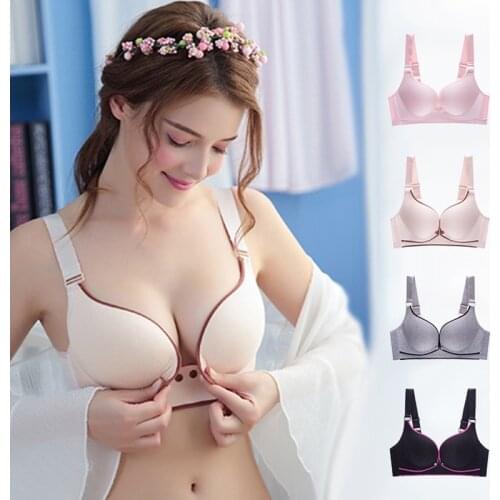 Exclusive original ladies bra Breastfeeding Push-up Gather bra Adjustable Strap Comfortable Breathable bra For Pregnant woman