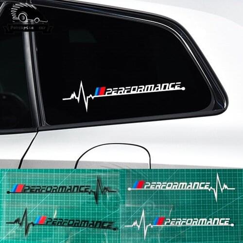 2pcs Car window performance Emblem sticker For BMW 1 2 3 4 5 7 All Models F10 F20 F30 E36 E90 E46 X1 X3 X5 X6 G20 G30 car decal