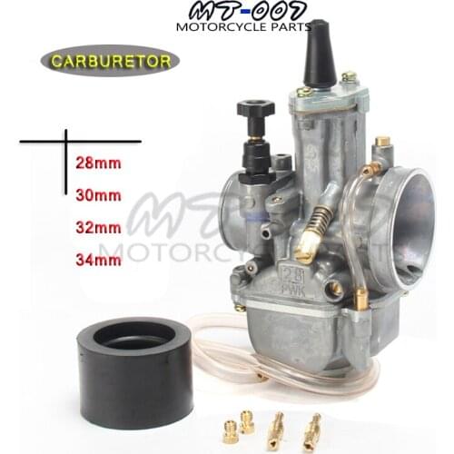 Universal Motorcycle Carburetor Carburador 28 30 32 34mm Keihi PWK with power jet Carb Dirt Pit Bike Scooter ATV UTV