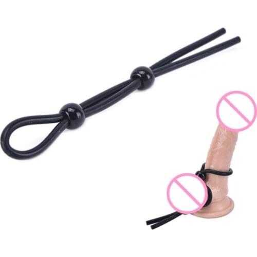 Time Lasting Delay Ring for Men Adjustable Lock Silicone Penis Adult Sex Toys for man Wonderfully flexible yet firm Easy stretch