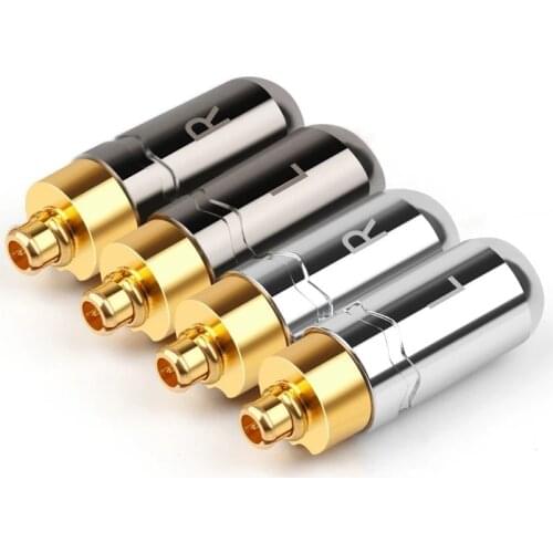 Earphone DN2002 Pins Plug Hifi Connector Aluminum Alloy Gold Plated Headphone Adapter For DK-3001 UE900 se535 DIY Audio Jack