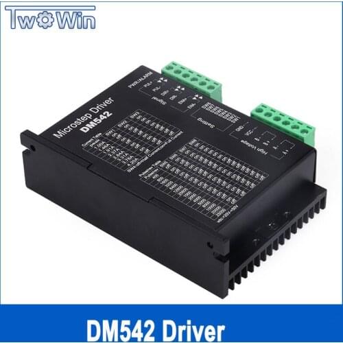 DM542 Stepper Motor Controller Leadshine 2-phase Digital Stepper Motor Driver 18-48 VDC Max 4.1A 57 86 Series Motor Driver W315