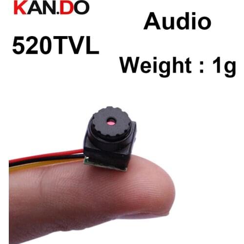 MC900A analogue drone camera light 1g camera 0.0008Lux/F1.2 small serutiy camera 3.6V-5V MINI cctv camera audio function