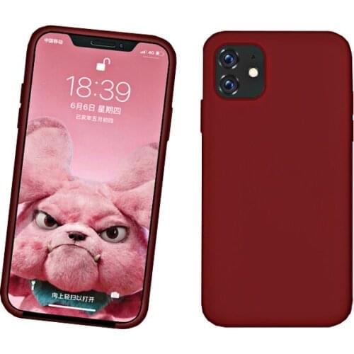 Wholesale Liquid cool silicone case full protective shockproof custom phone cover For Iphone 11 pro max