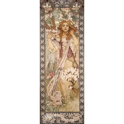 Full Square/Round 5D DIY Diamond Painting Alphonse Mucha Works Elemant Women Cross Stitch Rhinestone Picture Mosaic Decor
