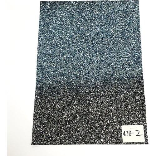 Iridescent Color Changing Chunky Glitter Faux Leather Fabric Sheet for Making Shoes/Bags/DIY Accessories