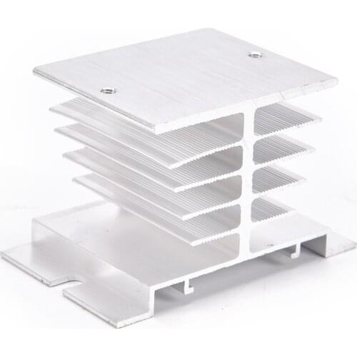 Solid State Relay SSR Heat Sink Heat Dissipator Three Phase SSR Heatsink Aluminum Alloy SR-H