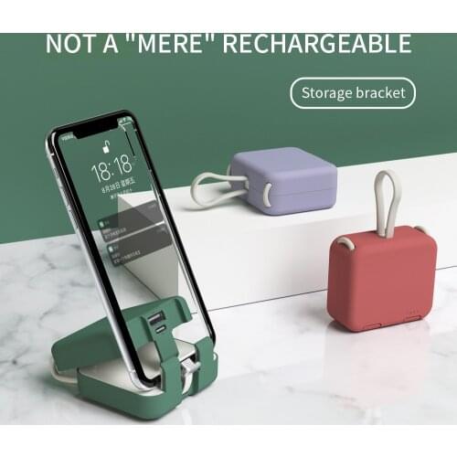 PINZHENG Mini Power Bank 4000mAh Power Bank For iPhone Huawei Xiaomi Powerbank External Spare Battery Portable Charger Powerbank