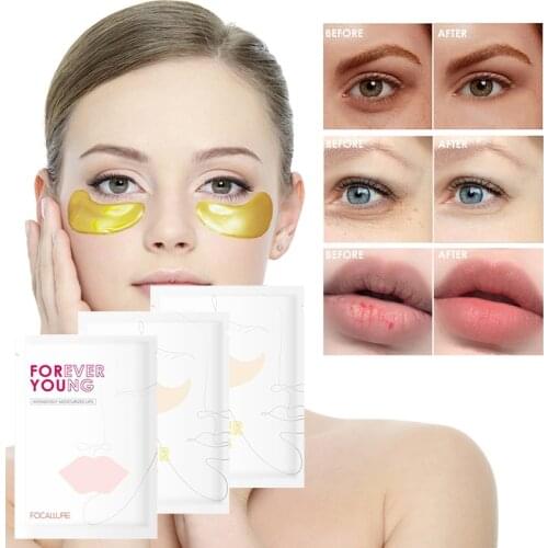 1/3/5pcs Collagen Crystal Eye Mask Face Mask Gel Eye Patches for Eye Bags Wrinkle Dark Circles Eye Pads Face Skin Care TSLM2