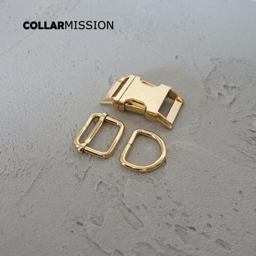 20sets/lot (metal buckle+adjust buckle+D ring/set) DIY dog collar 25mm webbing accessory Zinc Alloy environmental Swivel Clasp