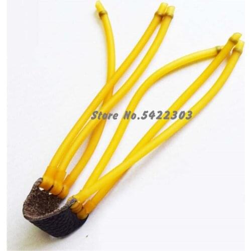 20pcs Six Strips Strong Power Durable Rubber Tube Band For Slingshot Catapult Camping Hunting