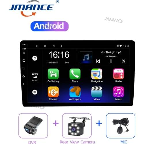 JMANCE 10 Inch Car 2 din Android 9 Radio 2.5D Car Multime video Player For Volkswagen Nissan Hyundai Kia toyota CR-V lada