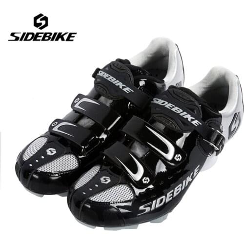 SIDEBIKE MTB Cycling Shoes Breathable Adjustable Bike Shoes Mountain Bike Racing Bicycle Shoes Sapatilha Ciclismo Size EUR 40-46