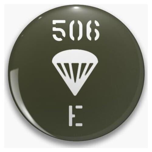 Band Of Brothers Easy Company Sign Soft Button Pin Collar Brooch Lover Hat Fashion Badge Lapel Pin Jewelry Cartoon Cute