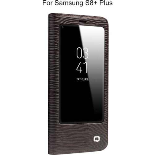 Auto Dormancy Sleep Wake Up Phone Case Smart View Flip Cover Phone Protective Shell For Samsung Galaxy S8 S8+ S7 S7Edge