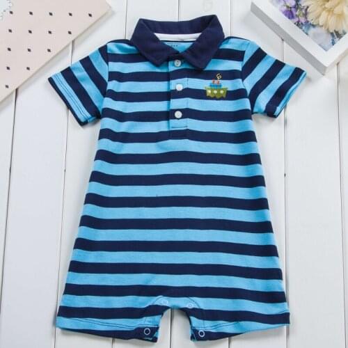 Baby rompers summer baby boy clothes newborn boys short sleeve Baby clothes childrens Clothes Babys Sets