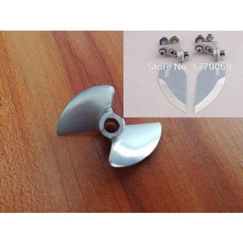 Feilun FT011 RC Boat Spare Parts Upgrade CNC metal propeller metal water knife