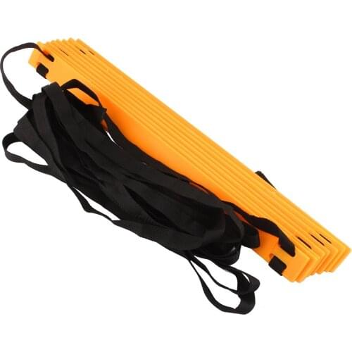 Flexible Plastic 8m Training Agility Speed Ladder Exercise Sport Football With Pocket Carry Bag Adjustable Rungs Distances