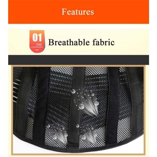 Hot Sale Sport Adjustable Neoprene Double Pull Lumbar Support Lower Elasticated Back Belt Brace Pain Relief Band Waist