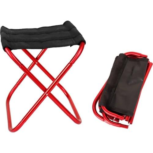 Quality Outdoor Foldable Fishing Chair Ultra Light Weight Portable Folding Camping Aluminum Alloy Picnic Fishing Chair with Bag