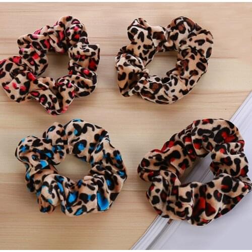 Leopard Women Hair Accesorios Ladies Hair Tie Striped Lady Scrunchies Ponytail Hair Female Girl Holder Rope Hair Accessories