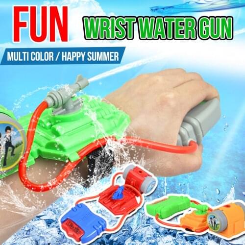 3pcs Summer Beach Toy Creative Wrist Water Pistol Mini Wrist Water Sprinkler Sprayer Water Fun Wrist Blasters For Pools Party