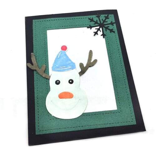 Christmas snowman die Metal Cutting Dies Metal Steel Cutting Embossing Dies For Scrapbooking paper craft home decoration Craft