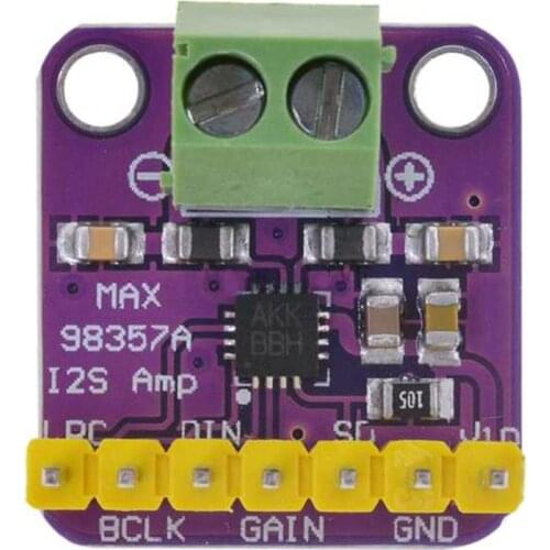 Taidacent MAX98357 Tiny PCM Amplifier I2S Audio Amplifier Module Filterless Class D Amplifier Supports ESP32 Raspberry Pi