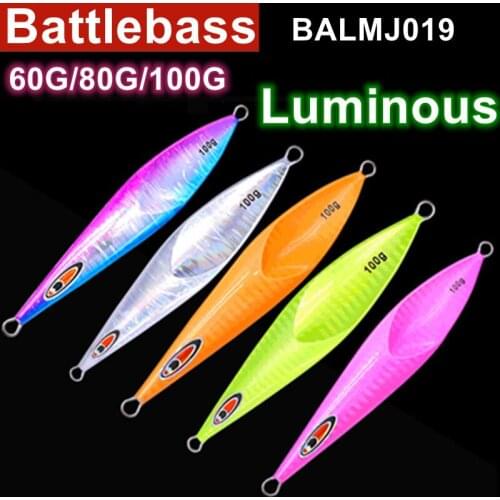 BATTLEBASS 2021 NEW Slow Jig Lead Lure 60g 80g 100g 160g 210g Saltwater Metal Jigs Deep Sea Fishing fishing vib BALMJ019