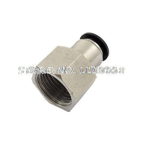 Straight Quick Connectors Pneumatic Fitting 10mm x 1/2" PT Female Thread