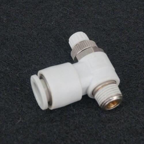 AS2201F-01-08S Speed Control Valve With One-Touch Fitting Elbow Type Lot Of 5