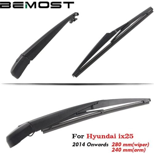 BEMOST Car Rear Windshield Wiper Arm Blades Brushes For Hyundai IX25 2014 Onwards 280MM Back Windscreen Auto Styling Accessories