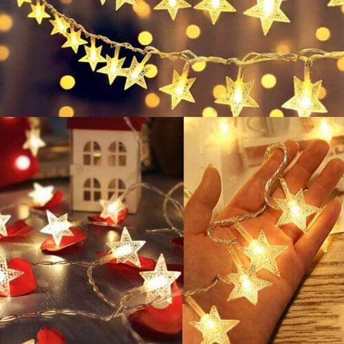 Afteryou 40/20 LED Star String Light LED fairy Lights USB Operated Holiday Christmas Party Wedding Decoration Fairy Lights