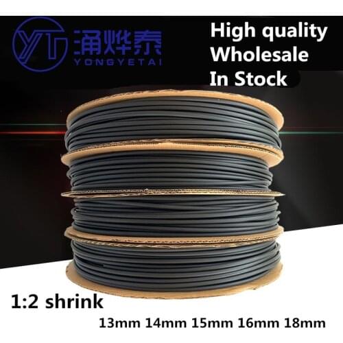 YYT 5meter/lot Heat shrink tubing diameter 13mm 14mm 15mm 16mm 18mm
