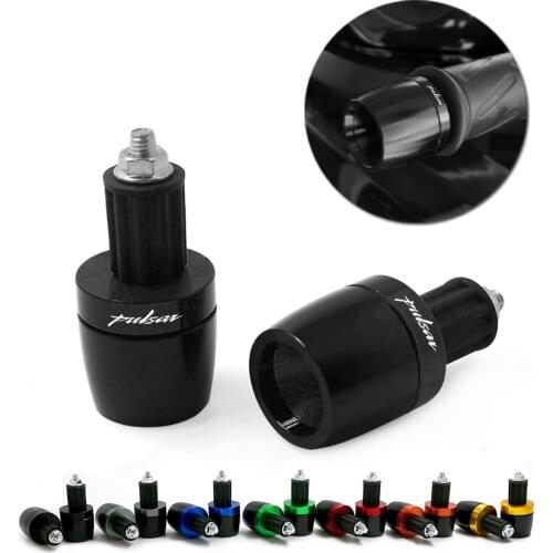 Motorcycle Universal 7/8" Handle Bar Handle Grips Ends Cap Plug Slider For Bajaj Pulsar 200 NS/200 200RS 200AS RS/200 AS 200NS