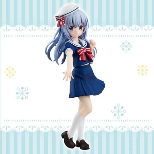 Japanese original anime figure Kafuu Chino Would you like some rabbits today action figure collectible model toys for boys