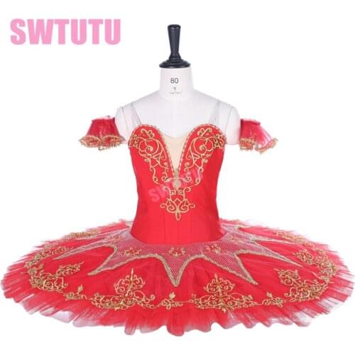 Women red professional ballet tutu,classical ballet tutu for girls,adult ballet tutu costumes performance BT9067