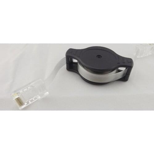 10pcs Retractable Ethernet RJ45 CAT5 Lan Network Male To Male Cable Cord 1.5m 5ft