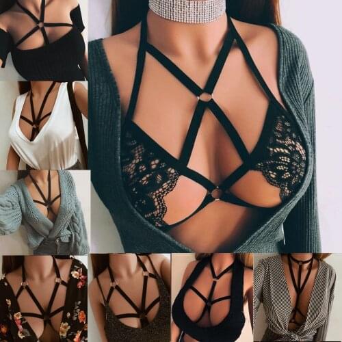 10 Styles Sexy Womens Bandage Hollow Cage Sexy Bra Lingerie Harness Crop Top Strap Bralette Bikini Swimsuit купальники женские
