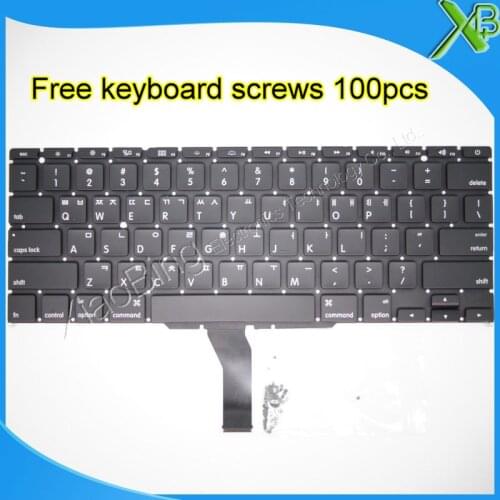 Brand New For MacBook Air 11.6" A1370 A1465 Korean keyboard+100pcs keyboard screws 2010-2015 Years