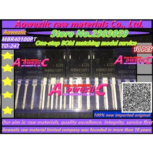Aoweziic 100% new imported original MBR40100 MBR40100PT TO-247 Schottky barrier diode 40A 100V