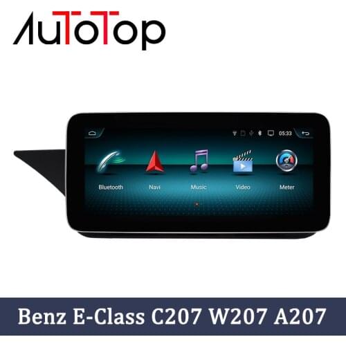 AUTOTOP Benz Android Car Radio GPS Navi Multimedia Player For Mercedes Benz E-Class Two Door Coupe C207 W207 A207 2009-2016 DVD